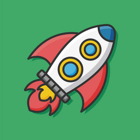 Spaceship iconのイラスト素材