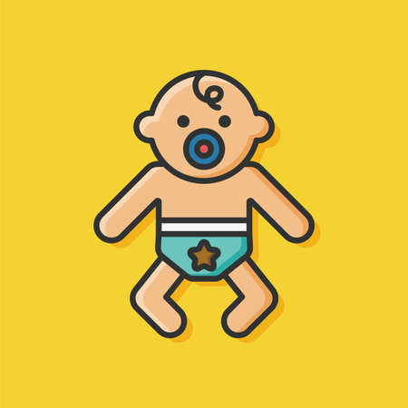 baby iconのイラスト素材