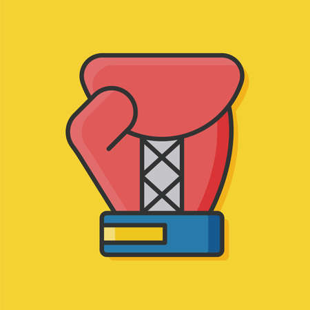 boxing gloves iconのイラスト素材