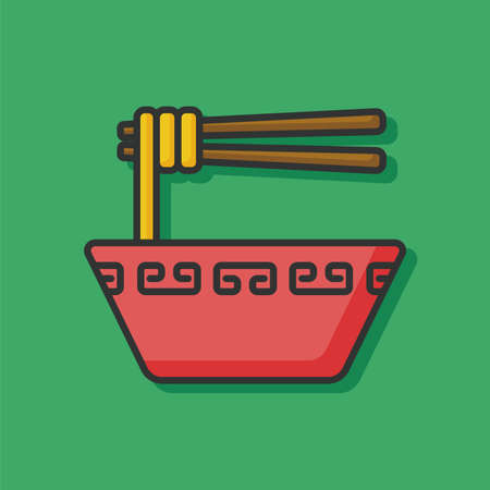 noodle iconのイラスト素材