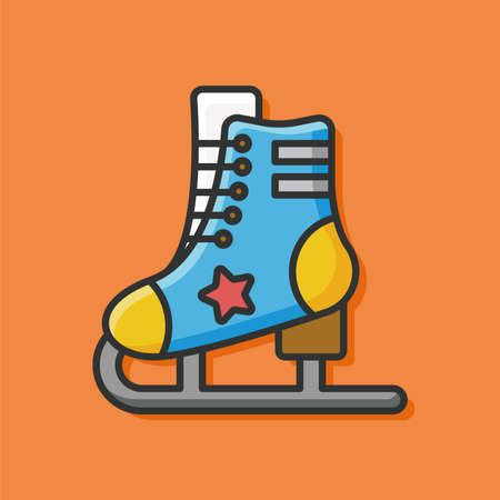 roller skate iconのイラスト素材