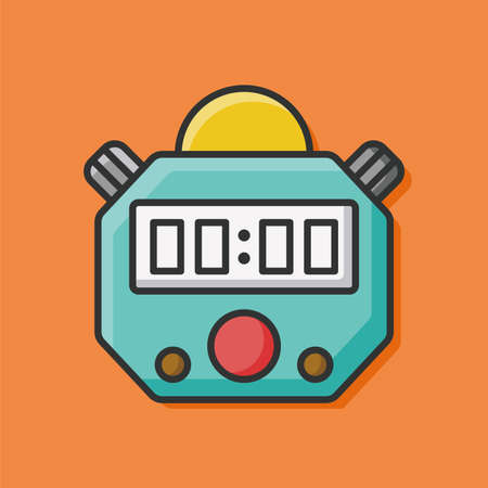 stopwatch iconのイラスト素材