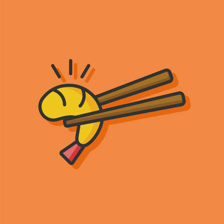 shrimp iconのイラスト素材