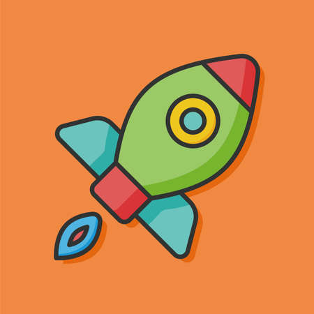 Spaceship iconのイラスト素材