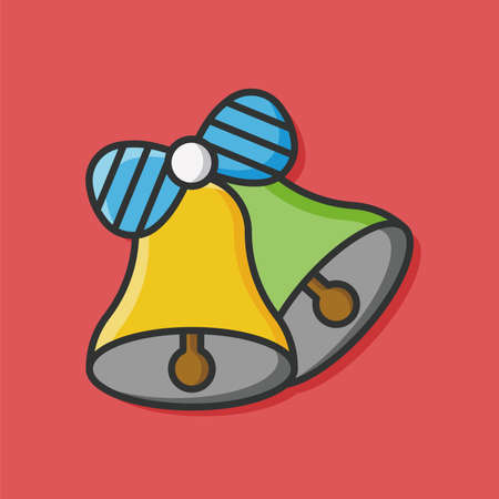 Christmas bell iconのイラスト素材
