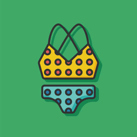 bikini iconのイラスト素材