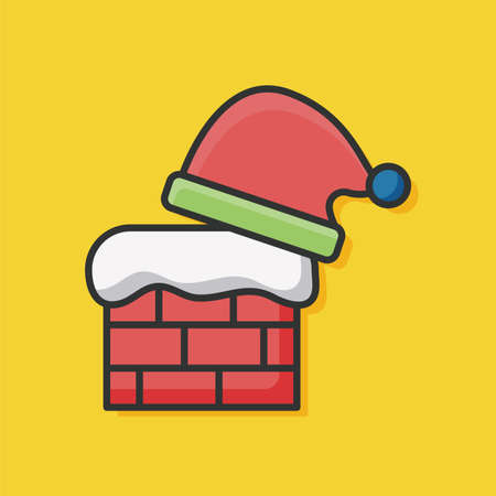 Christmas hat iconのイラスト素材