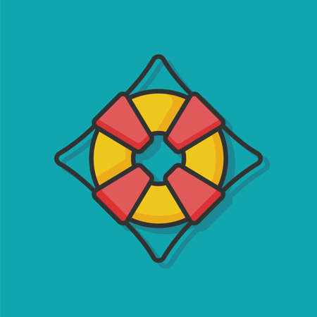 Lifebuoy iconのイラスト素材