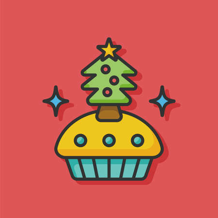 christmas cake icon