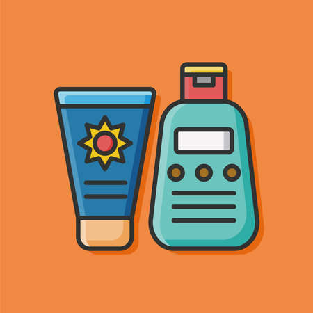 sunscreen iconのイラスト素材