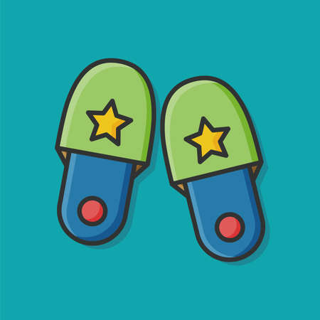 Slippers iconのイラスト素材