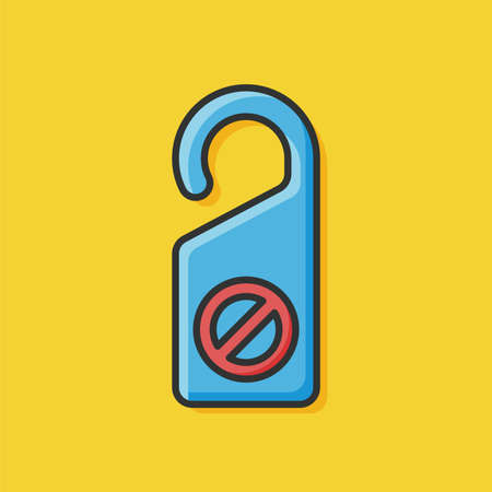 Not disturb iconのイラスト素材