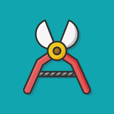Gardening shears iconのイラスト素材