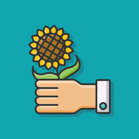 plant flower iconのイラスト素材