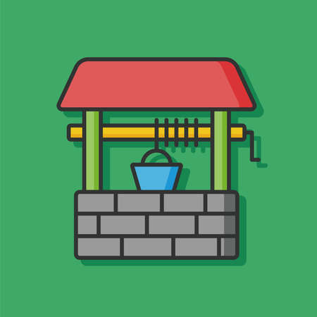 Water well iconのイラスト素材