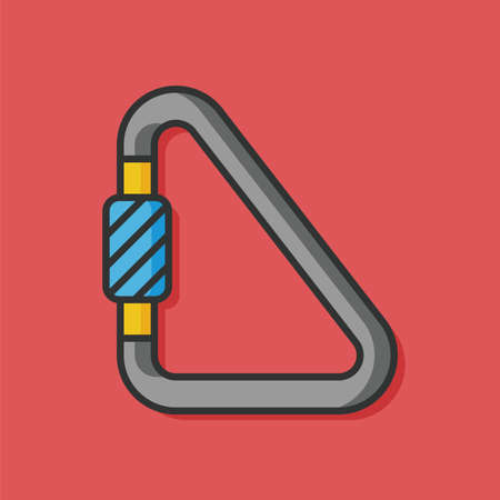 camp lock vector iconのイラスト素材