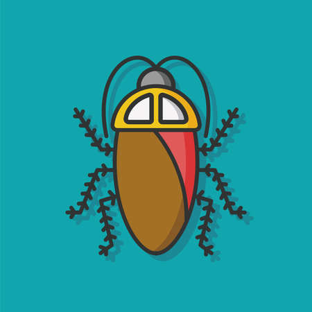 insect bug vector iconのイラスト素材