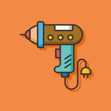 drill tool vector iconのイラスト素材