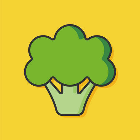 vegetable cauliflower vector iconのイラスト素材