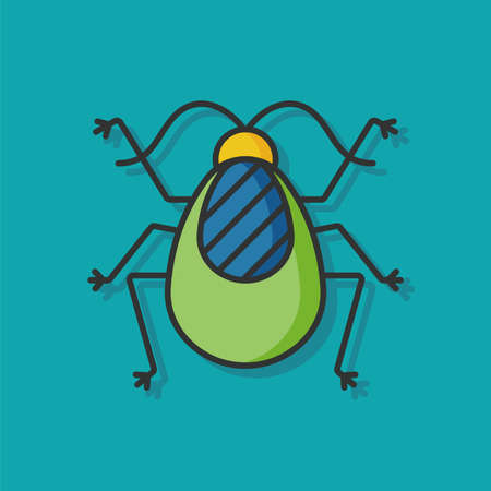 insect bug vector iconのイラスト素材