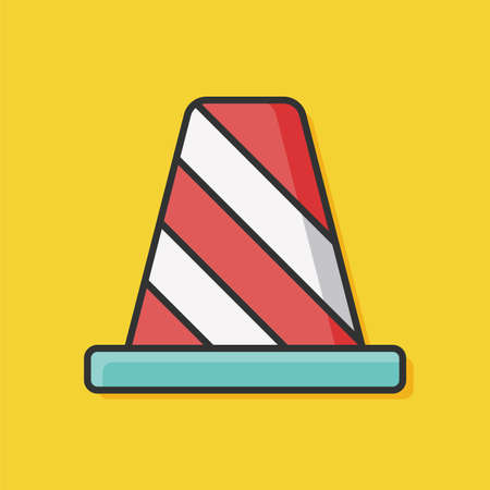 Roadblocks barrier vector iconのイラスト素材