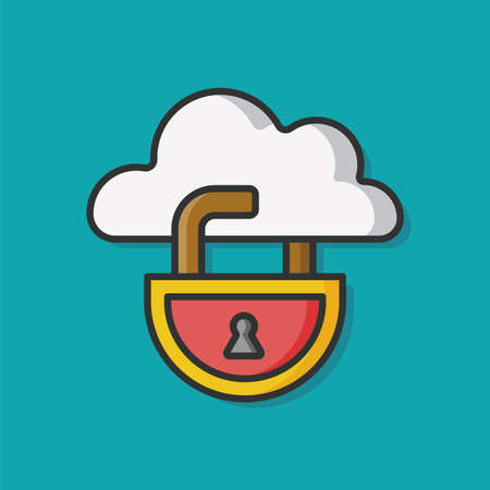 key lock vector iconのイラスト素材
