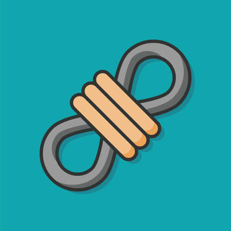 camp line vector iconのイラスト素材