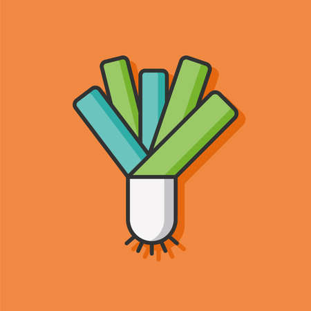 vegetable shallot vector iconのイラスト素材