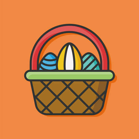 easter egg vector iconのイラスト素材