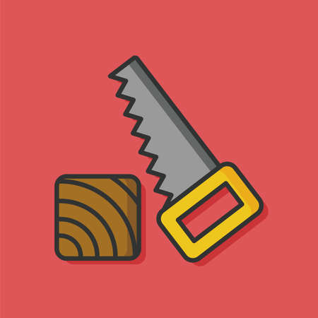 Saws tool vector iconのイラスト素材