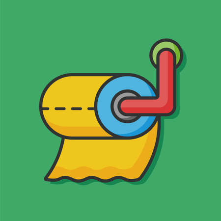 tissue paper vector iconのイラスト素材