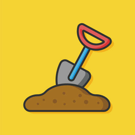 garden sand vector iconのイラスト素材