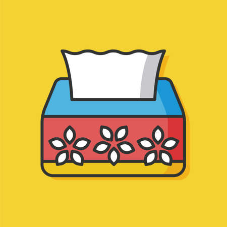 tissue paper vector iconのイラスト素材