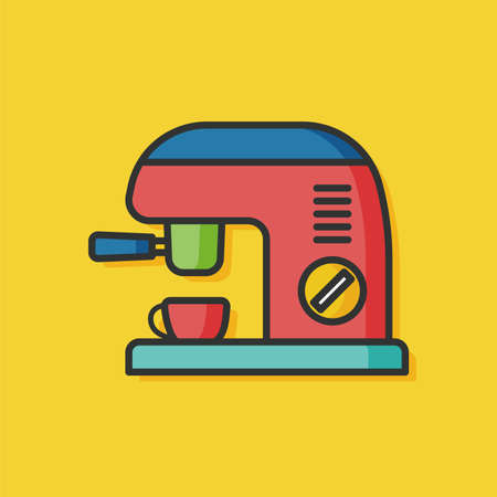 coffee maker vector iconのイラスト素材