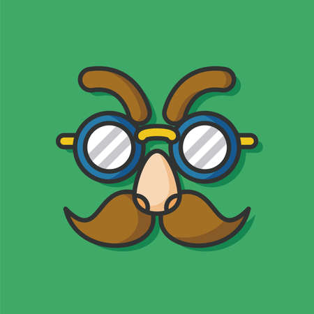 party mask vector iconのイラスト素材