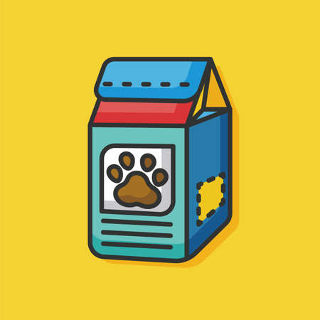 pet food vector iconのイラスト素材