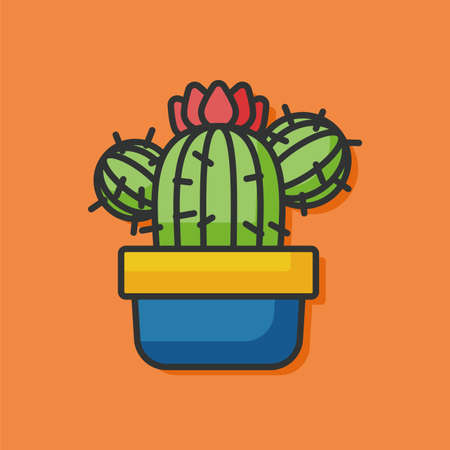 plant catus vector iconのイラスト素材