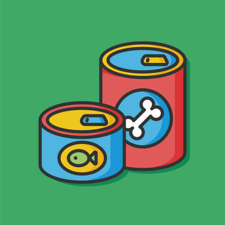 pet food vector iconのイラスト素材