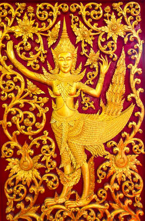 Mythical female bird with a human headの写真素材