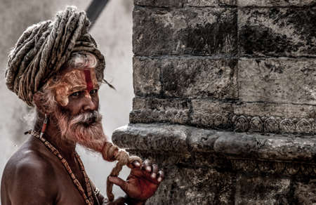 holy man in Nepal