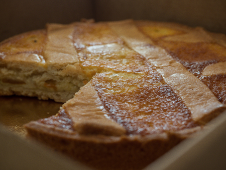 Pastiera nopletana very tasty cake typical easter cakeの写真素材
