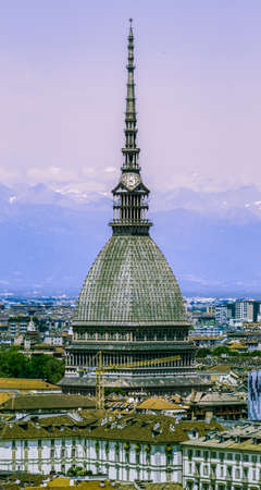 Close up of one of the symbols of Turin, Italyの写真素材