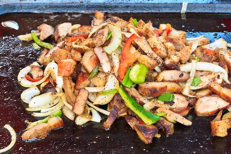 Cuisine of Cooking pork for sale