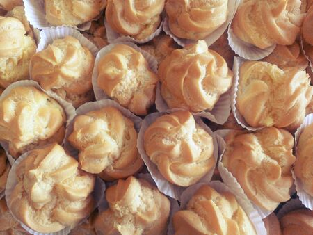 group of Eclair  in coffee break
