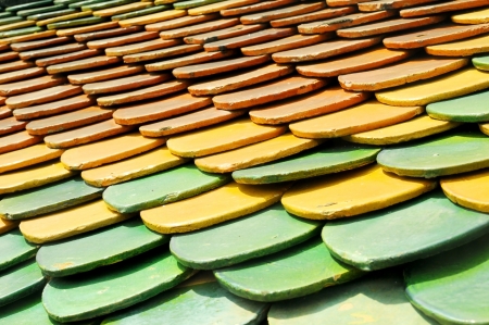 roof tiles Thailand Background の写真素材