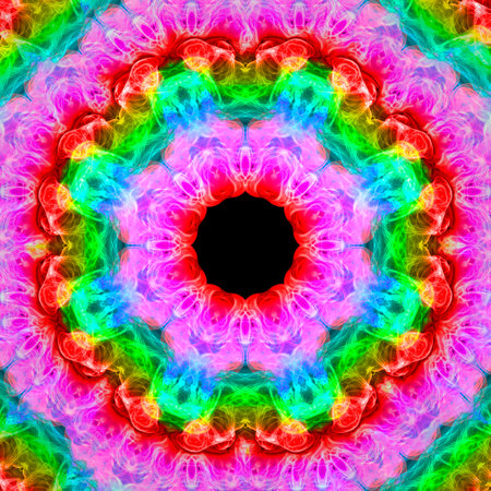 Abstract smoke art in mandala shape.
The art of abstract smoke has been designed by applying...