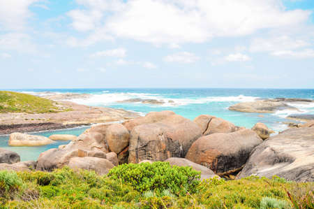 Beautiful sea at elephant rock, Westren Australia.の写真素材