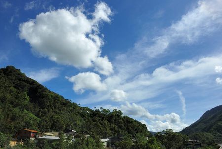 Mountains and clouds Shei-Pa Hsinchu, Taiwanの写真素材