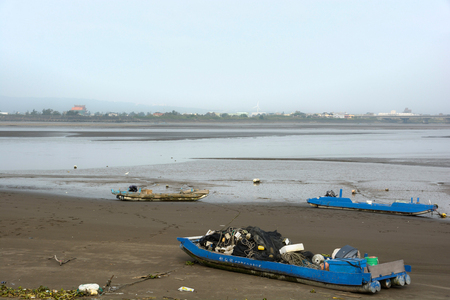 Fisherman's Wharf in Nanliao, Hsinchu city, Taiwanの写真素材
