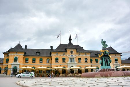 Uppsala University City, SWEDEN: Daughter to Uppsala University exchange student, She leads us to travel.Photo taken on: May 31,2015 and JUNE 11,2015のeditorial素材
